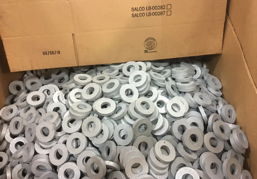 Laser Cut Mechanical Galvanized Washers